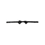 Dolce & Gabbana Black Satin Silk Adjustable Neck Men Bow Tie FT3934