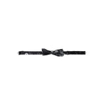 Dolce & Gabbana Black Floral Fantasy Adjustable Neck Men Bow Tie FT3950