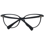 Max Mara Black Women Glasses Frame with full-rim black plastic design and butterfly style.