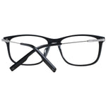 Ermenegildo Zegna Black Men Glasses Frame in full-rim plastic with rectangle shape.
