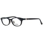 Max Mara Black Women Glasses Frame in full-rim plastic with demo lenses, complete with branded case, style rectangle, temples length 145mm.