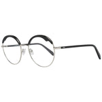 Emilio Pucci Black Women Glasses Frame, full-rim metal and plastic, black color, 54mm lenses, 138mm frame width, includes branded case.