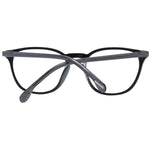 Lozza Black Unisex Glasses Frame with full-rim acetate design, round style, size 50-18-140, includes branded case