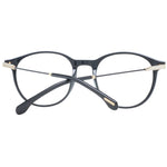 Lozza Black Unisex Glasses Frame with full-rim acetate design and demo lenses for stylish eyewear.