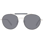 Sting Black Men Sunglass with grey plastic lenses and full-rim metal frame. Aviator style provides 100% UVA & UVB protection. Includes branded case.