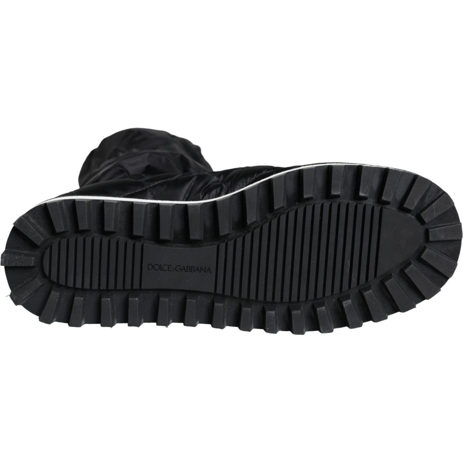 حذاء رياضي Dolce &amp; Gabbana أسود مبطن برقبة عالية