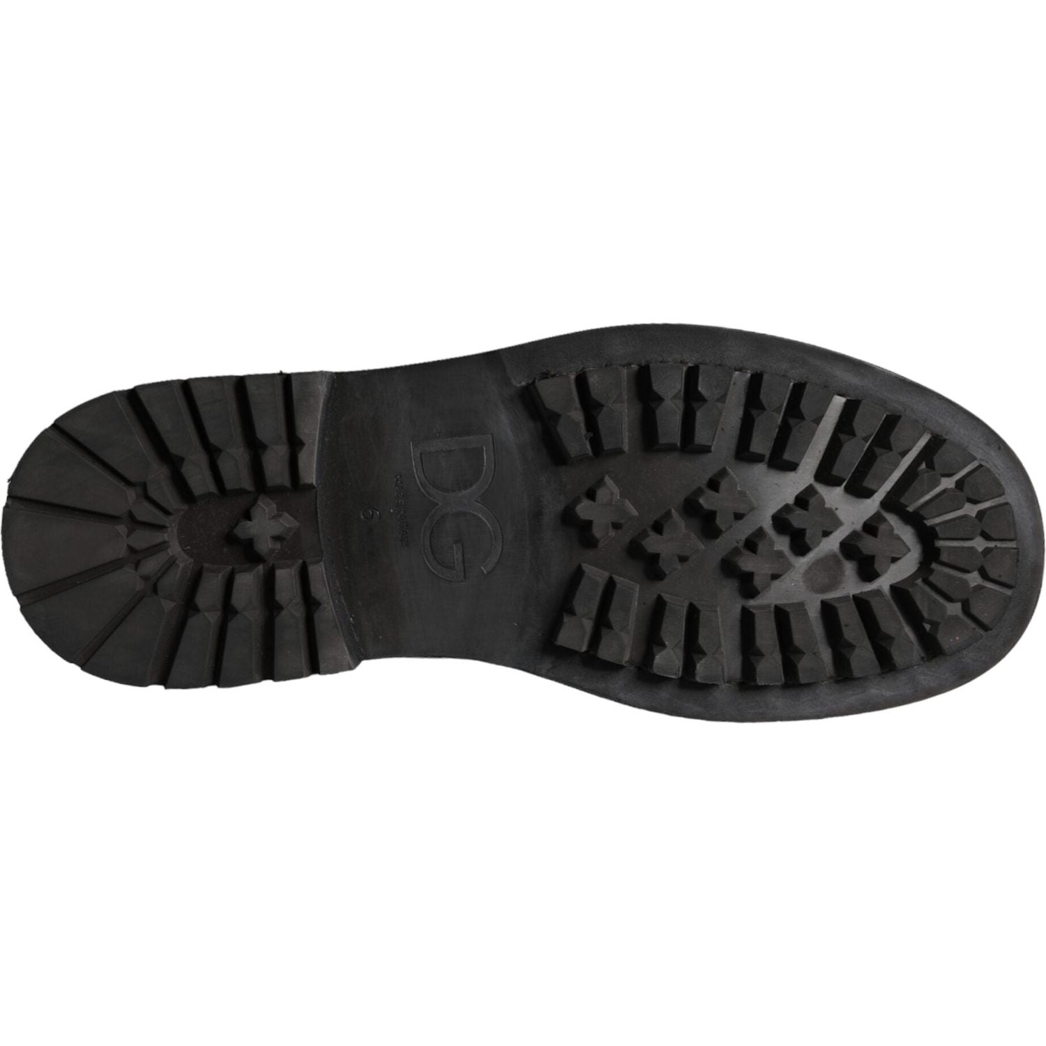 حذاء رجالي من دولتشي آند غابانا برباط أسود حتى منتصف الساق