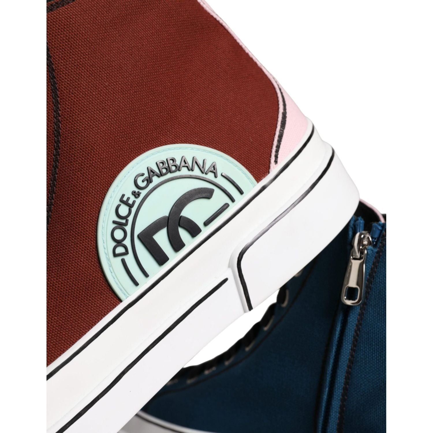 حذاء رياضي متعدد الألوان من Dolce &amp; Gabbana برقبة عالية