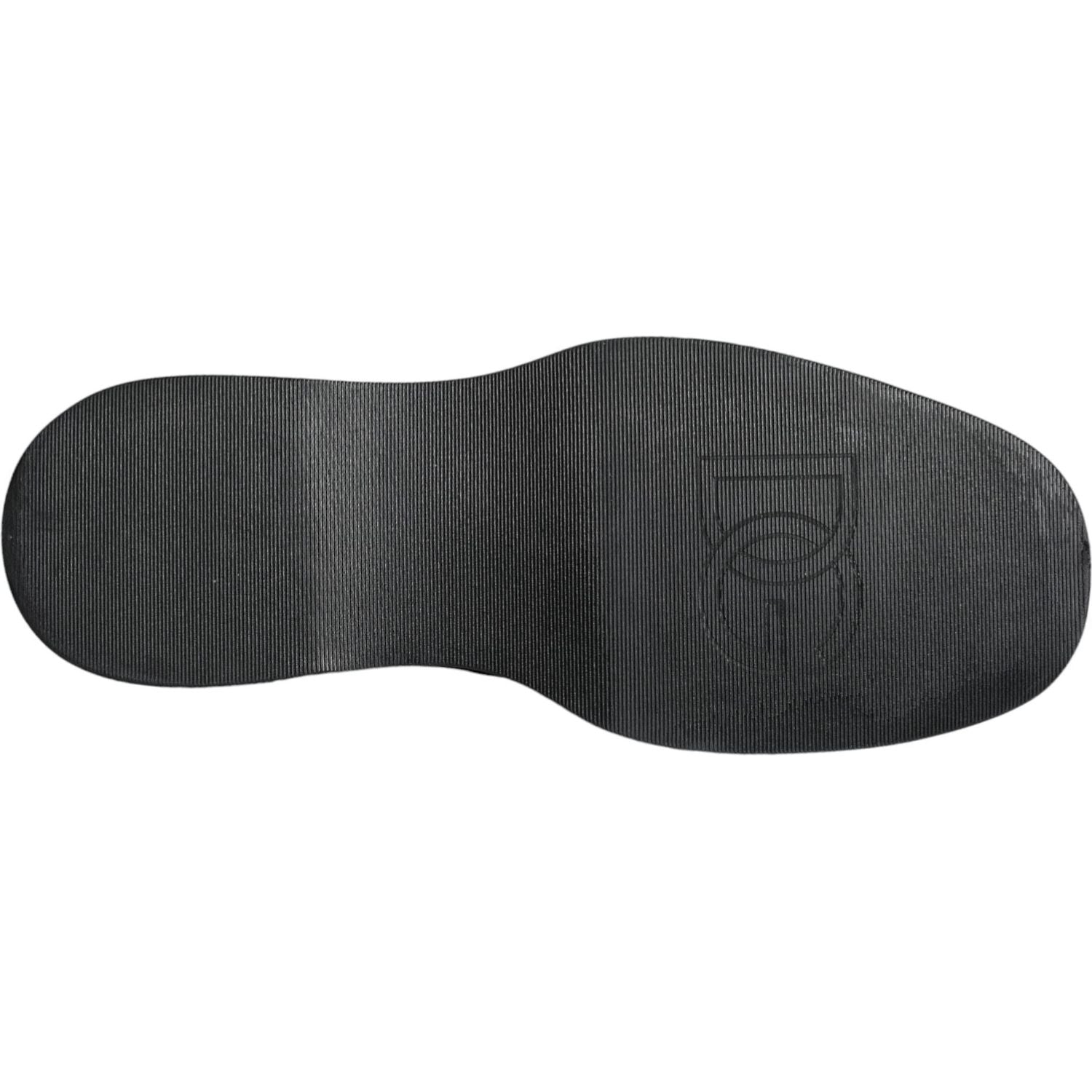 حذاء ديربي رسمي من جلد العجل باللون الأسود من دولتشي آند غابانا