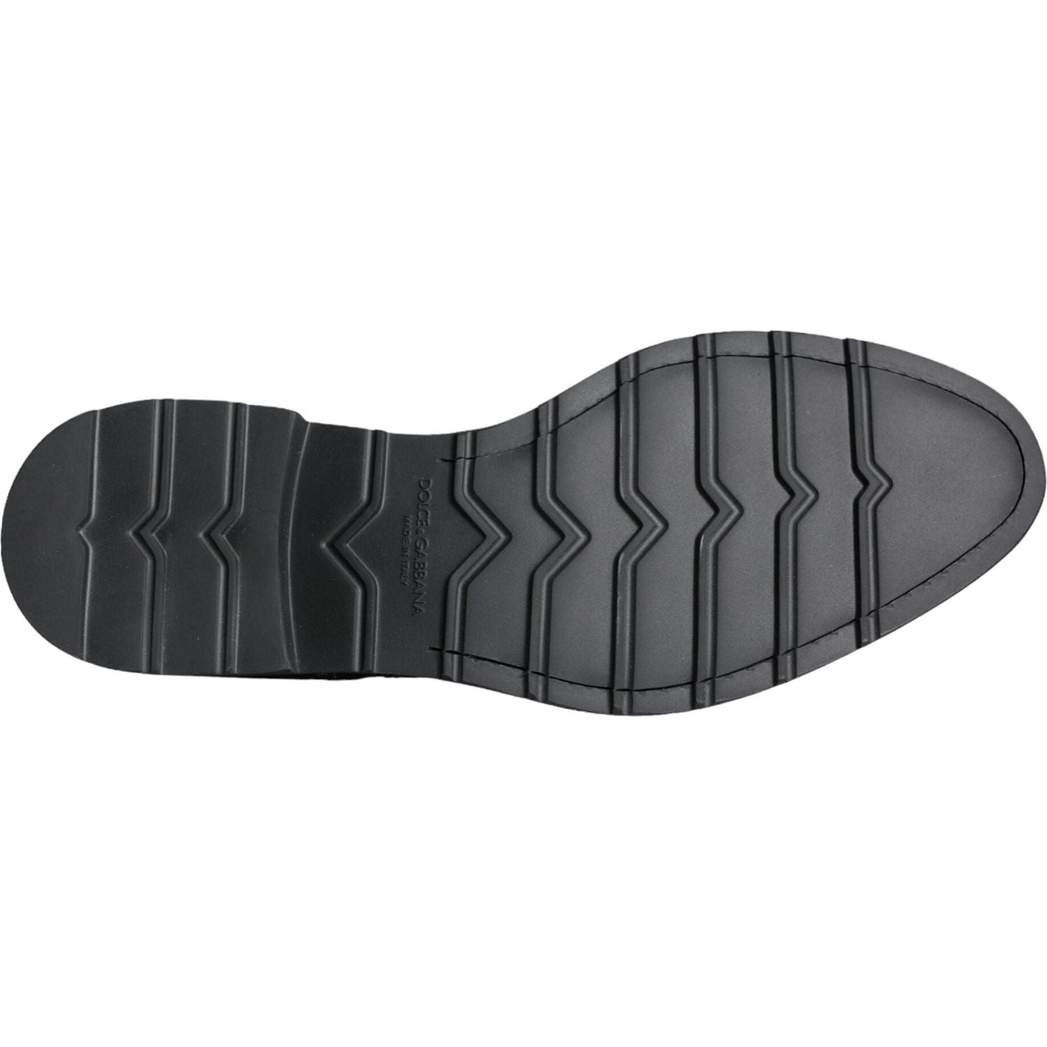 حذاء رسمي من دولتشي آند غابانا من جلد سويدي أسود برباط من Sicilia