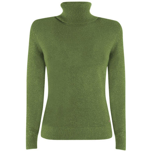 Yes Zee Green Viscose Sweater