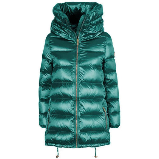 Yes Zee Green Nylon Women Jacket