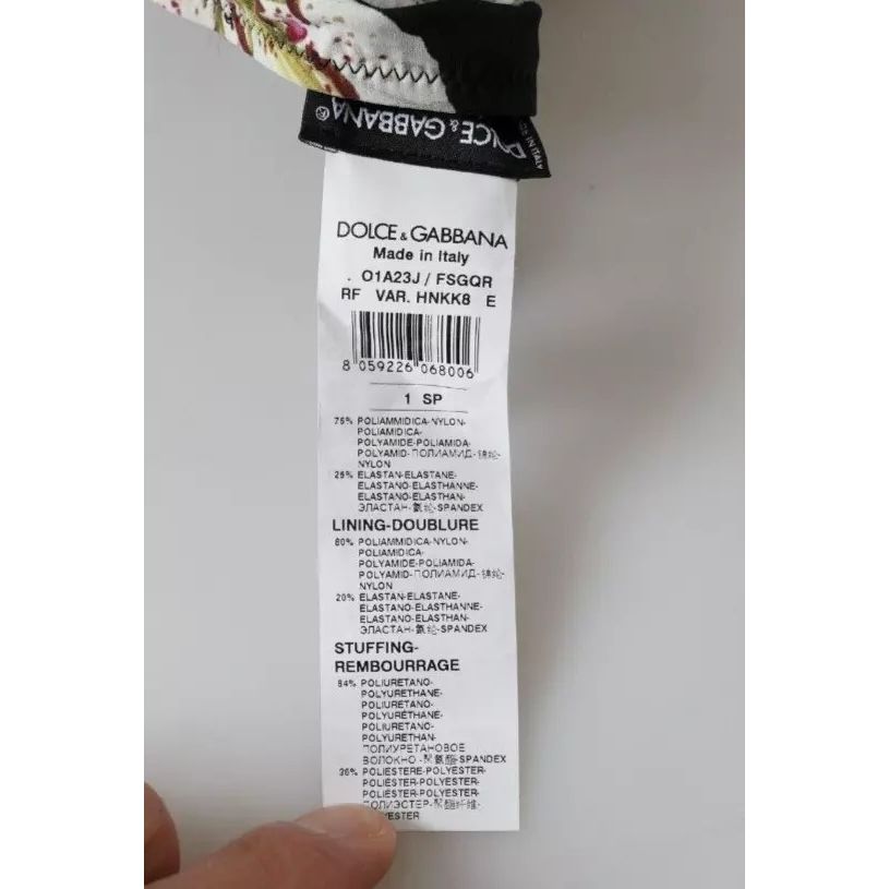 ملابس سباحة دولتشي آند غابانا باللون الأسود من مجموعة ليلي هالتر بيكيني للشاطئ