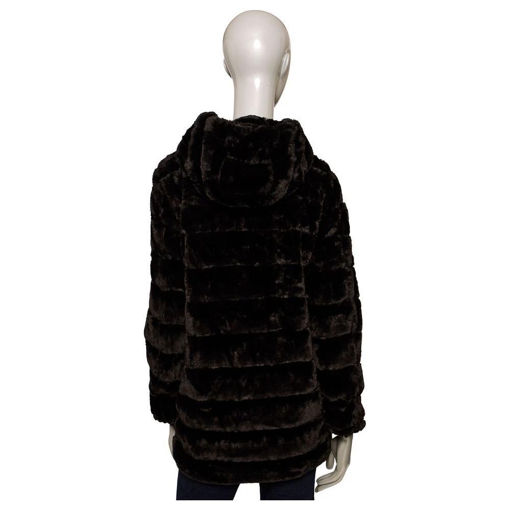 Baldinini Trend Black Polyester Women's Coat