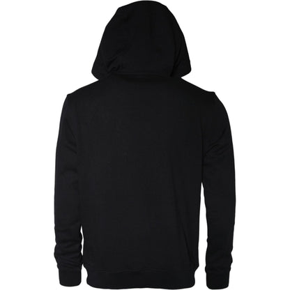 Versace Black Medusa Print Cotton HoodiePullover Sweatshirt Sweater