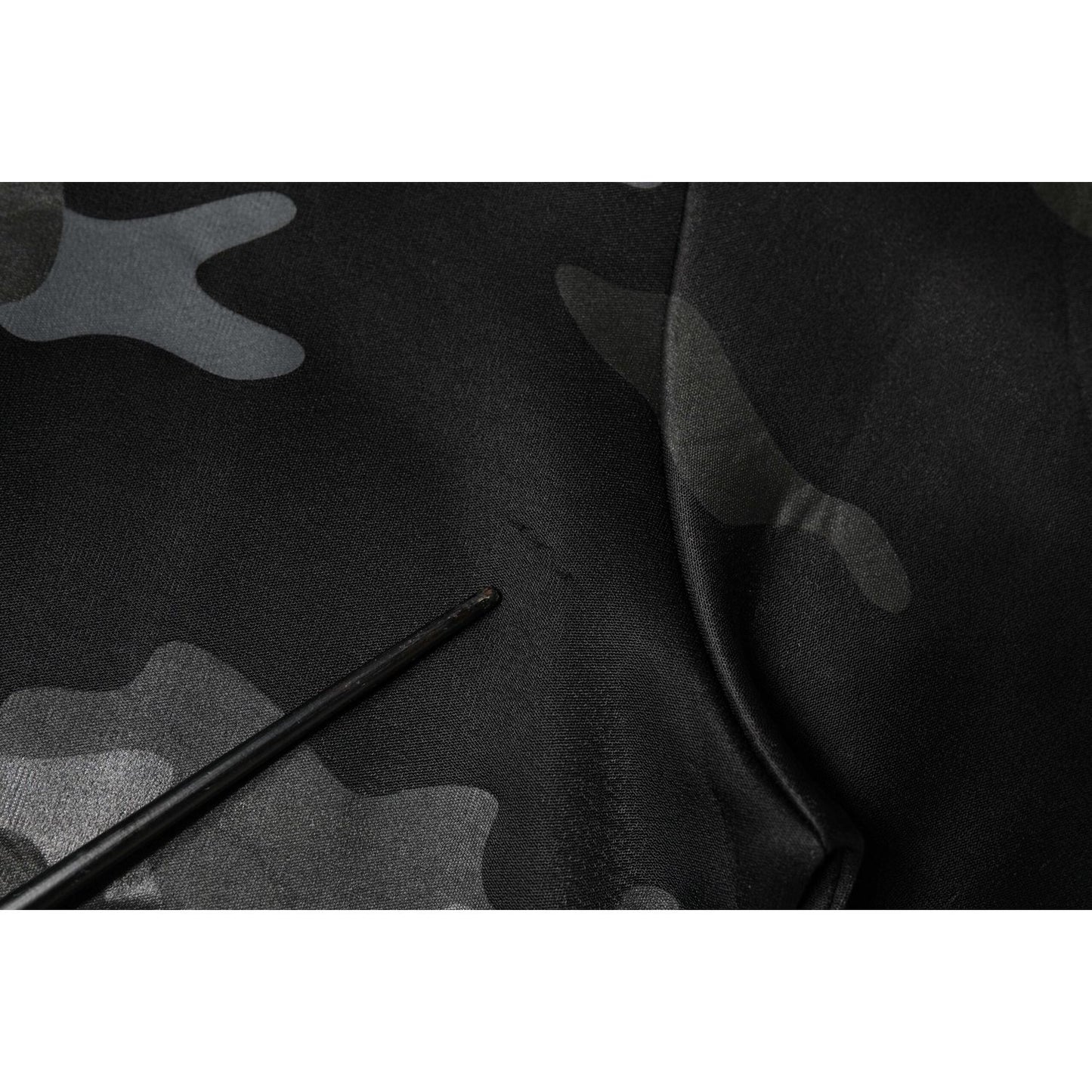 Dolce & Gabbana Black Camouflage Round Neck Sweatshirt Sweater