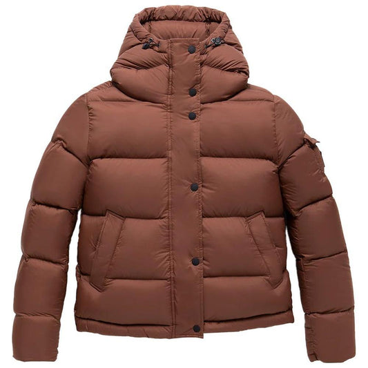 Refrigiwear Refrigiwear Brown Polyester Jackets & Coat RE-14069-S 1728,67346170016,Brown,Clothing,Jackets & Coats - Women - Clothing,L,M,New with tags,Refrigiwear,S,Women,Women - Clothing