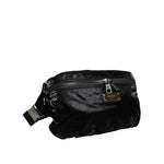 Dolce & Gabbana Black Nylon Fabric Belt Waist Fanny Pack Bag BAG4107