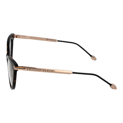 Philipp Plein Brown Cellulose Acetate Glasses (Frames)