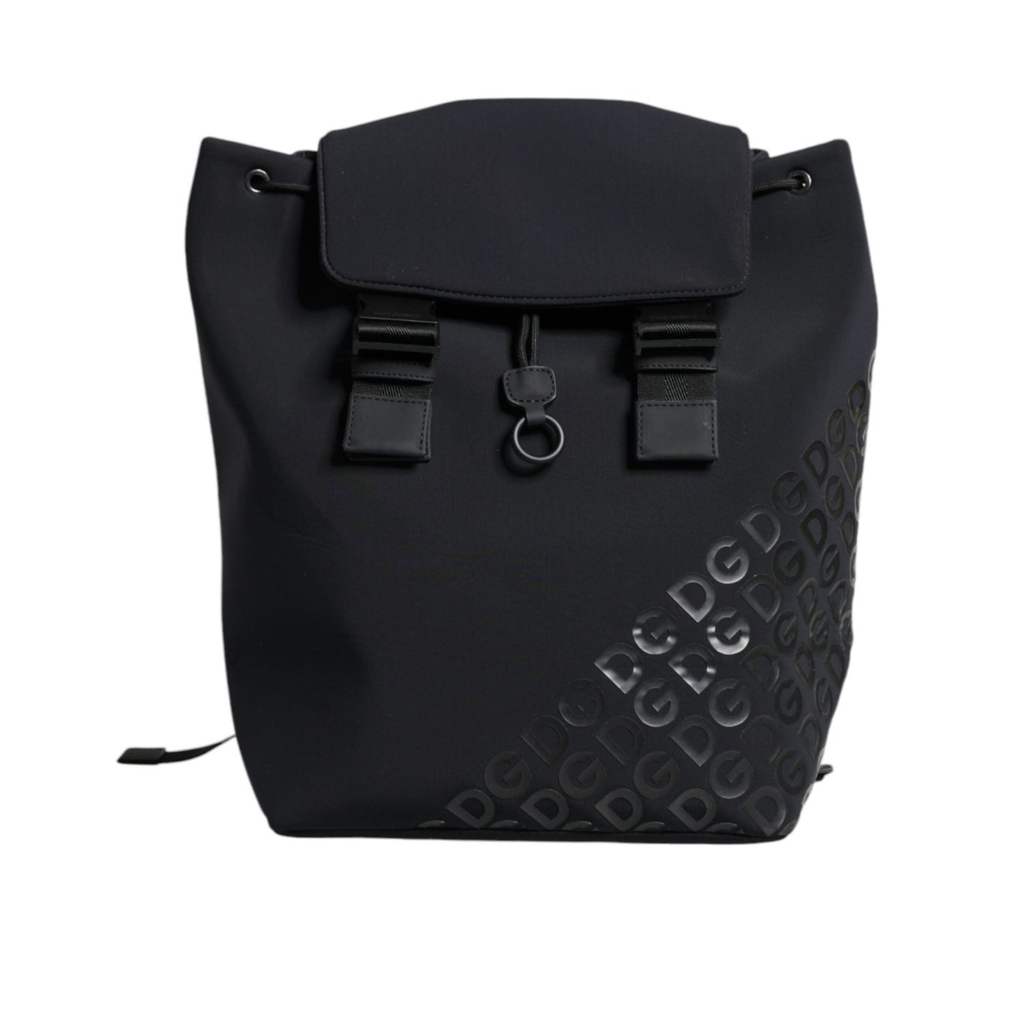Dolce & Gabbana Black DG Mania Neoprene Travel Back Pack Bag BAG4112