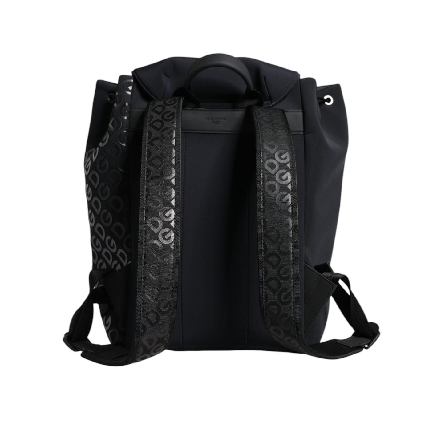 Dolce & Gabbana Black DG Mania Neoprene Travel Back Pack Bag BAG4112