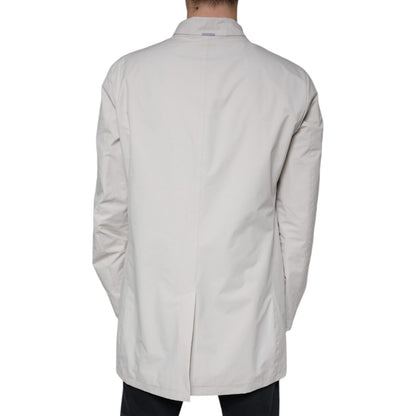 People Of Shibuya Off White Full Zip Coat Men Jacket