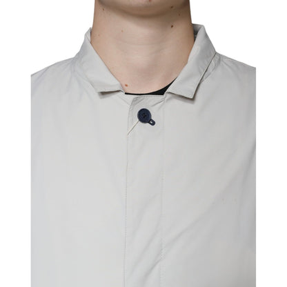 People Of Shibuya Off White Full Zip Coat Men Jacket