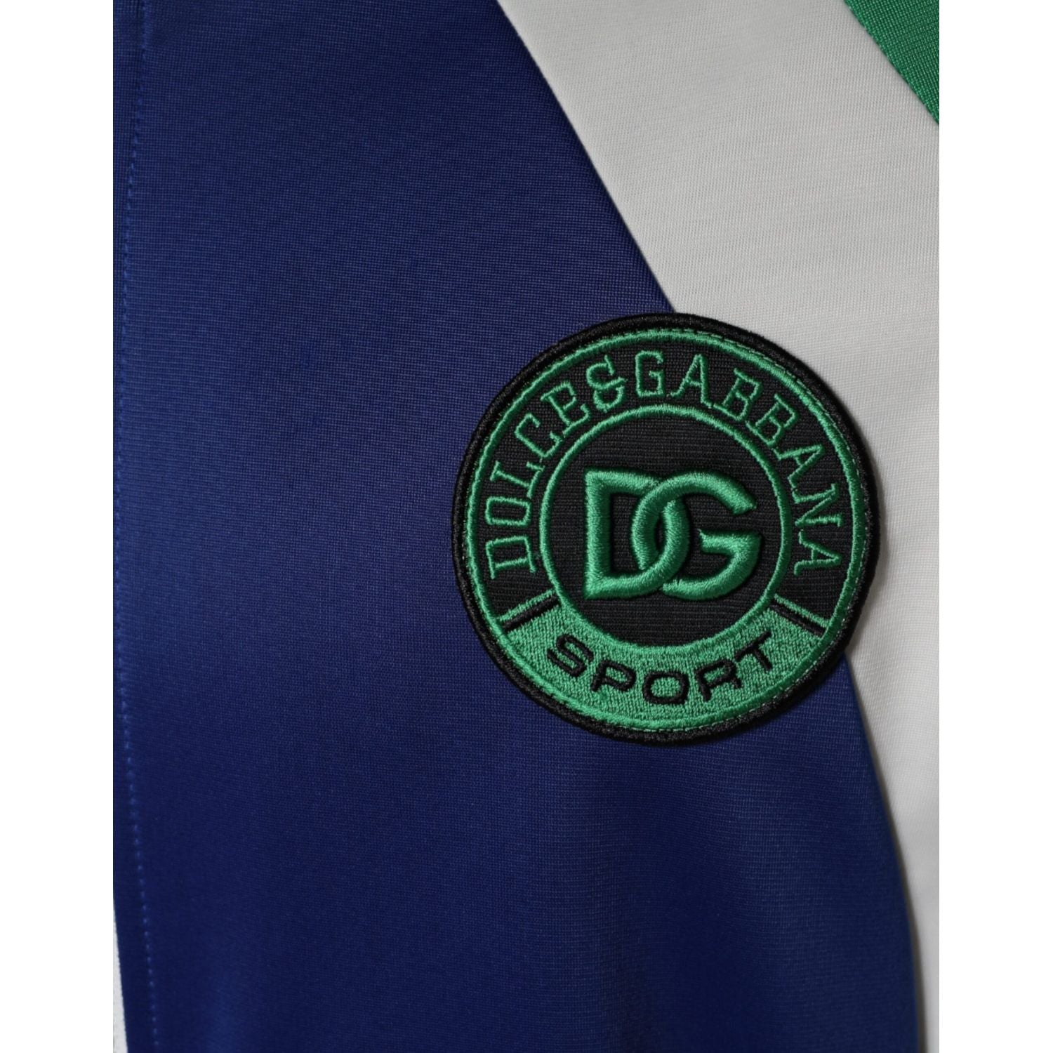 Dolce & Gabbana Multicolor Polyester Full Zip Bomber Jacket