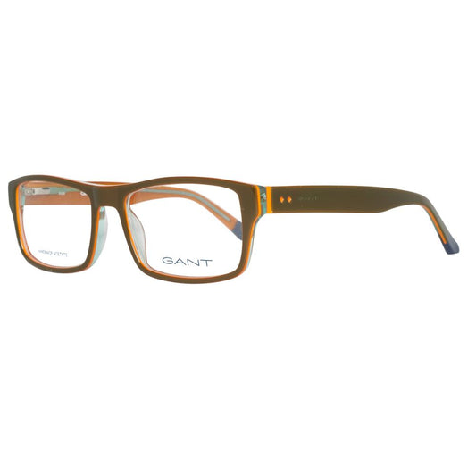 Gant Brown Plastic Frames with 54/17/140 mm dimensions in brown color