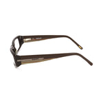 Gant Brown Plastic Frames side view showcasing temple design and Gant branding