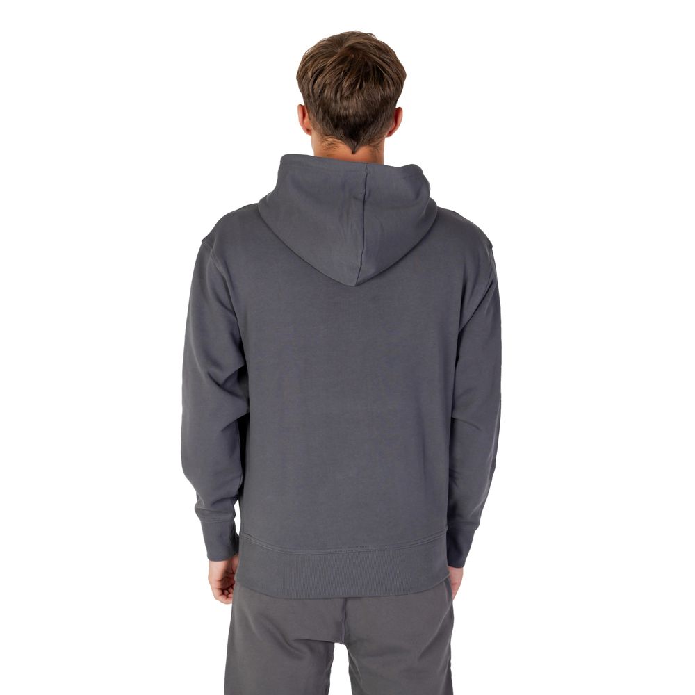 Hugo Boss Gray Cotton Hoody