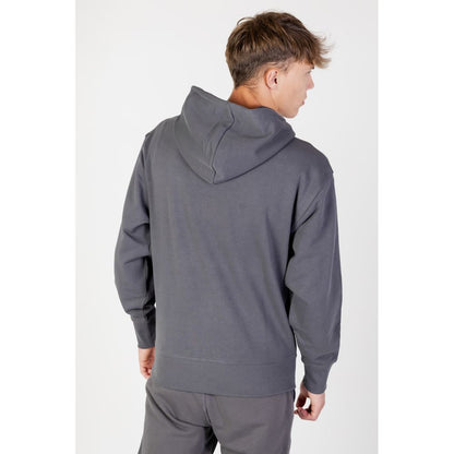 Hugo Boss Gray Cotton Hoody
