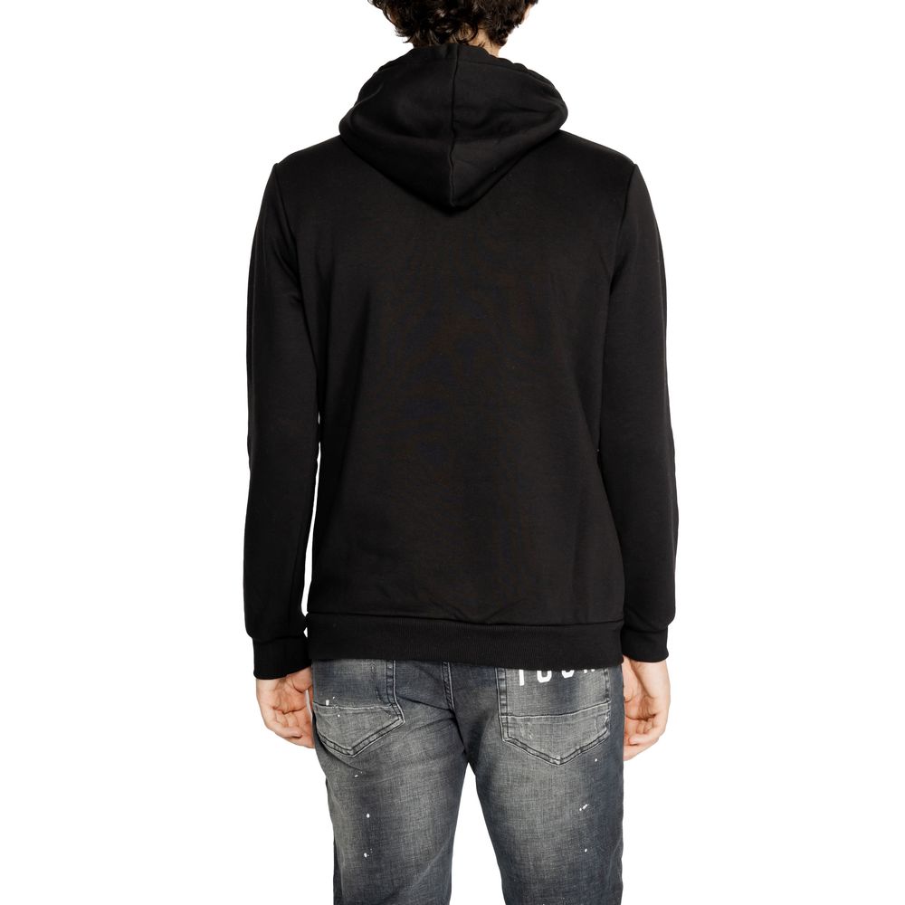 Icon Black Cotton Hoody