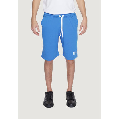 Icon Blue Cotton Bermuda
