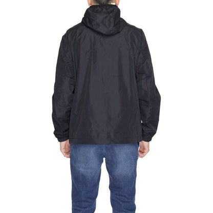 Suns Black Polyester Jackets & Coat