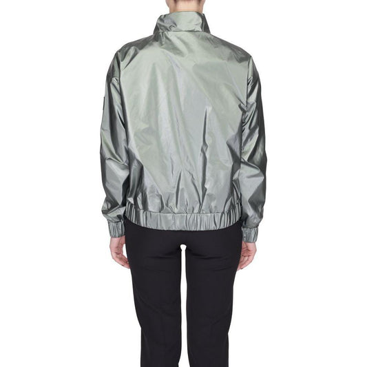 Suns Green Polyester Jackets & Coat