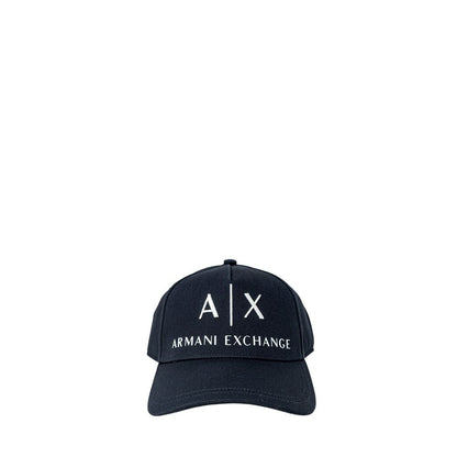 Armani Exchange Blue Cotton Cap (Baseball Hat)