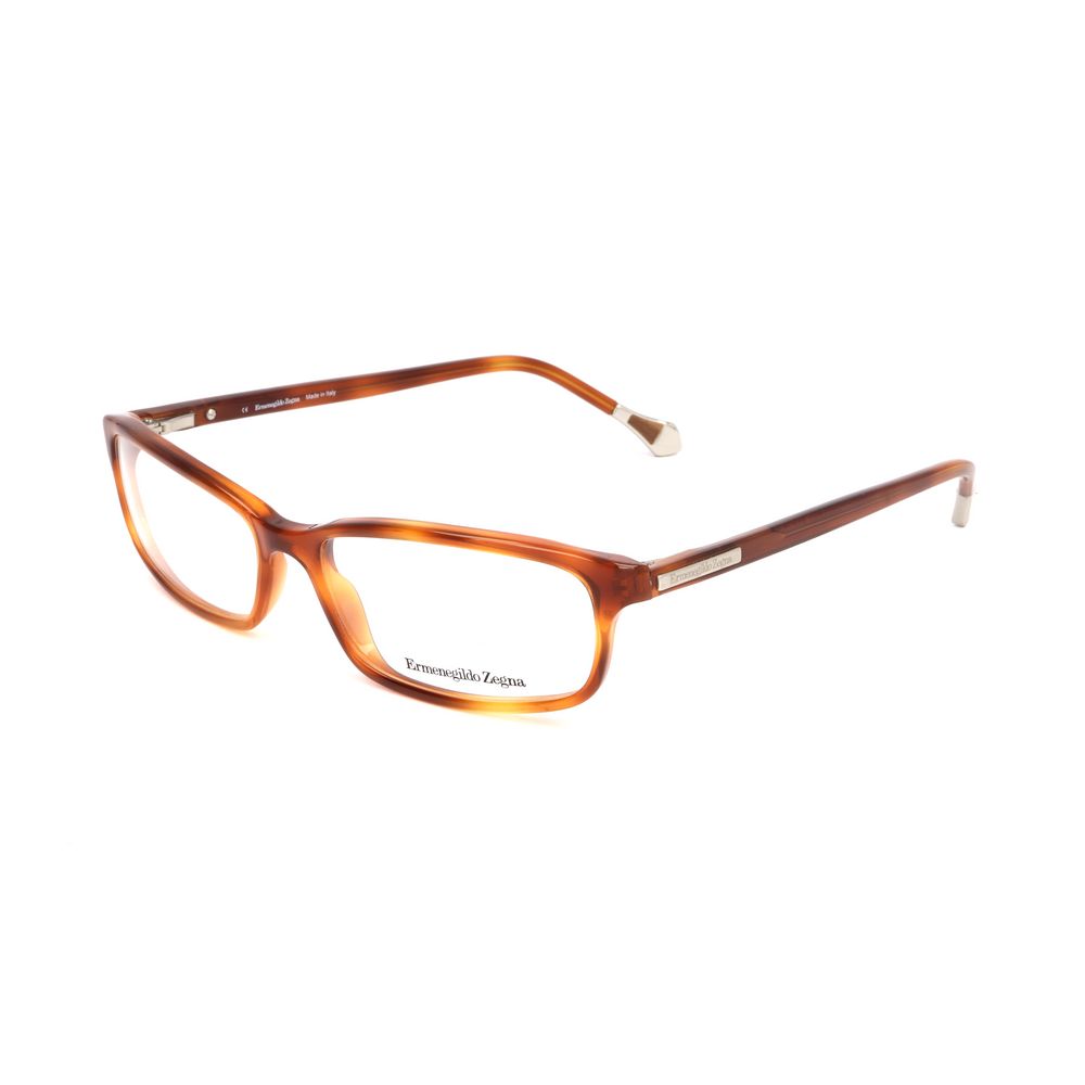 Ermenegildo Zegna Brown Plastic Glasses (Frames)