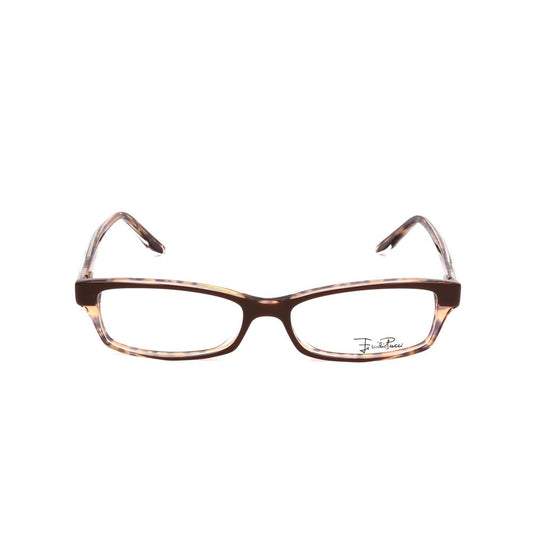 Emilio Pucci Brown Plastic Frames, chocolate 51/15/135mm glasses for women, EP2649204 model.