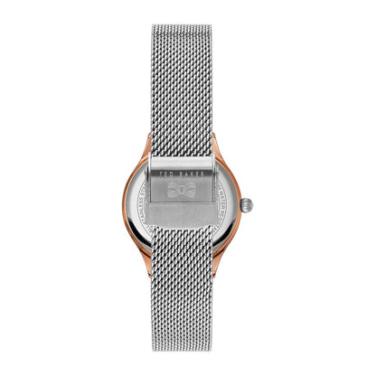 Ted Baker Silver Stainless Steel Dress Watch