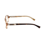 Side view of Tod's Brown Acetate Frames showcasing the elegant design and acetate material.