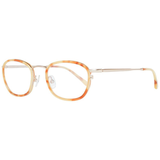 Hackett Brown Plastic Frames eyeglasses with brown color and 47/20/145mm dimensions.