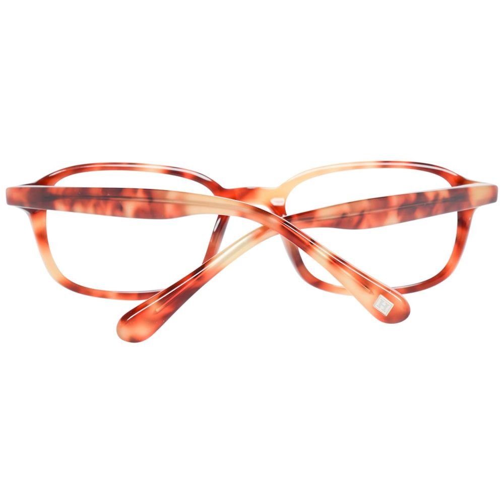 Hackett Brown Plastic Frames with tortoiseshell design, lens size 51mm, bridge 19mm, temple length 145mm for men.