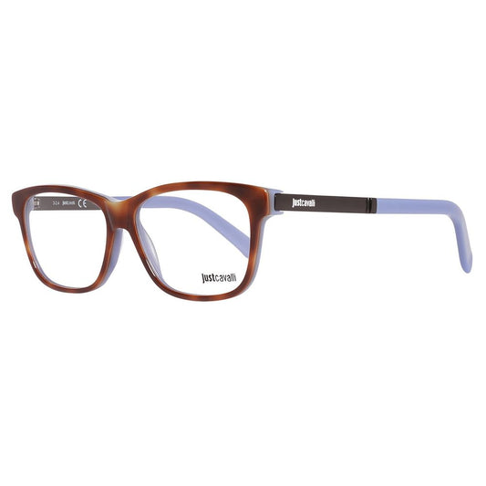 Just Cavalli Brown Plastic Frames JC0619-056-53 featuring unisex design with 53/14/145mm dimensions, stylish eyewear.