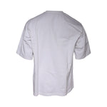Dolce & Gabbana White Logo Print Cotton Crew Neck T-shirt