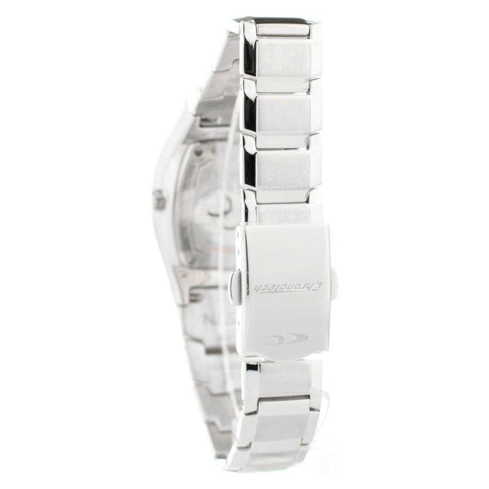 Chronotech Silver Stainless Steel Watch
