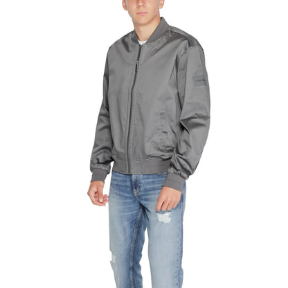 Calvin Klein Gray Organic Cotton Bomber