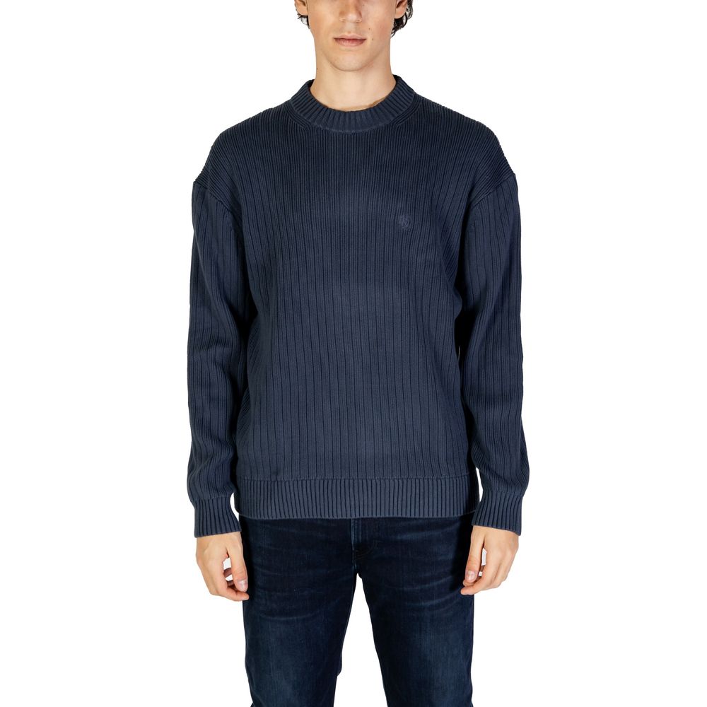 Calvin Klein Jeans Blue Cotton Sweatshirt