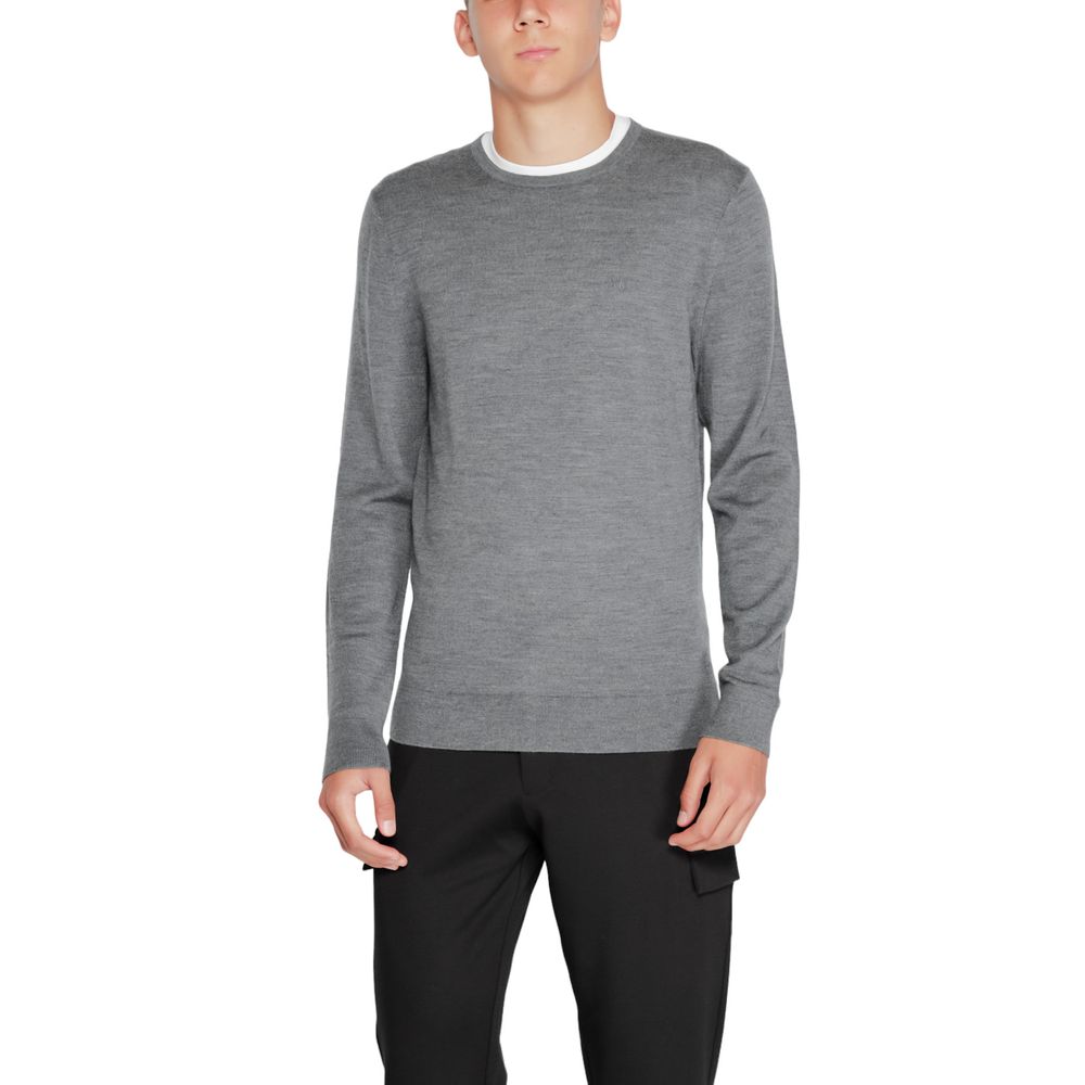 Calvin Klein Gray Recycled Wool Sportswear