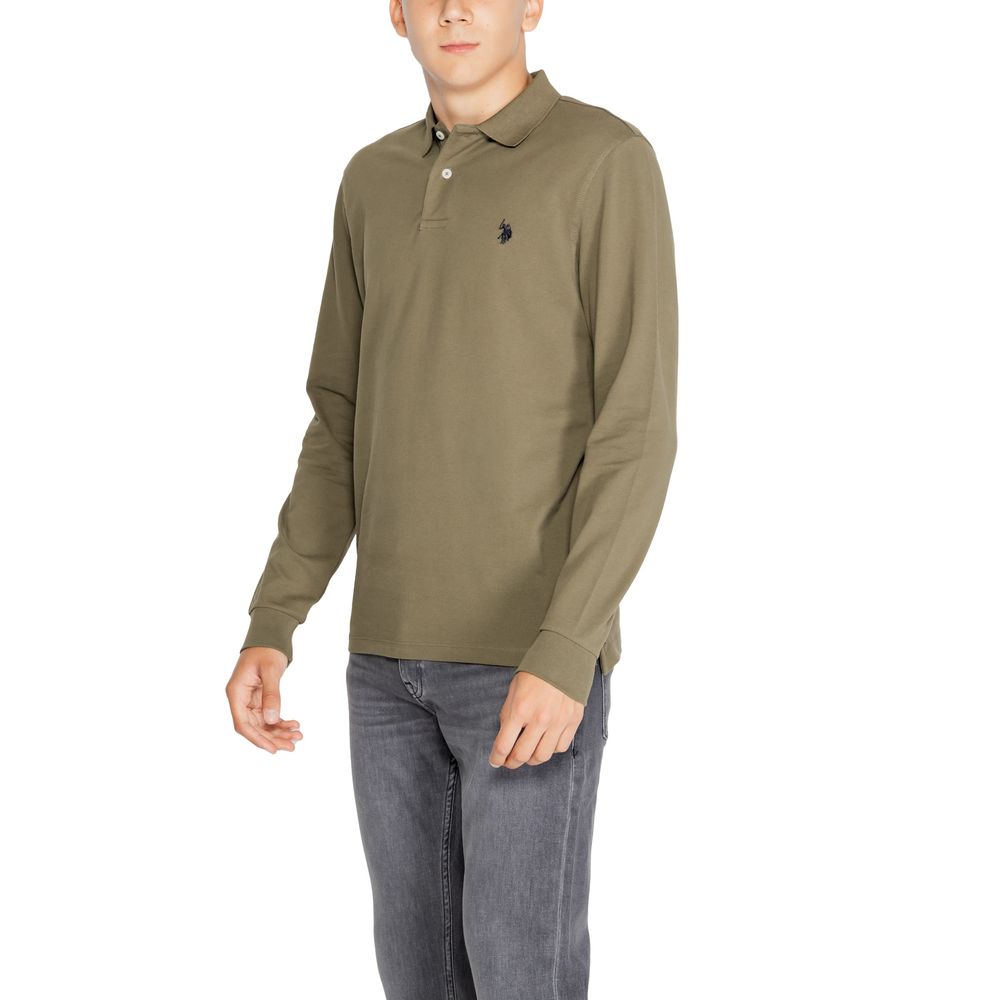 U.S. POLO ASSN. Green Cotton Long Sleeve